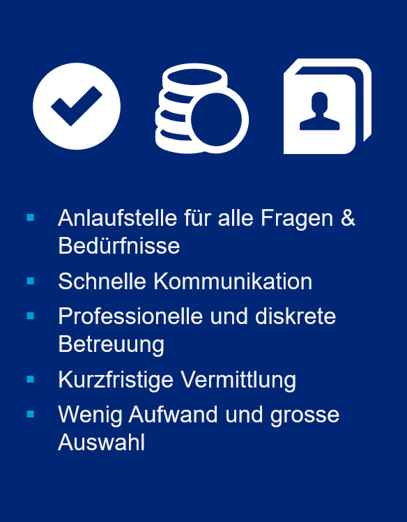 Keine Kosten für Bewerber. Beratung zu Bewerbungsunterlagen. Professionelle und diskrete Betreuung.
